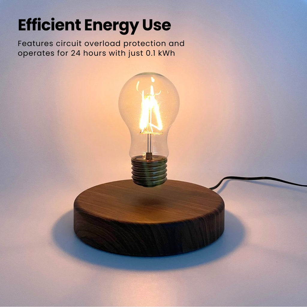Magic Levitating Lamp: Retro Bulb