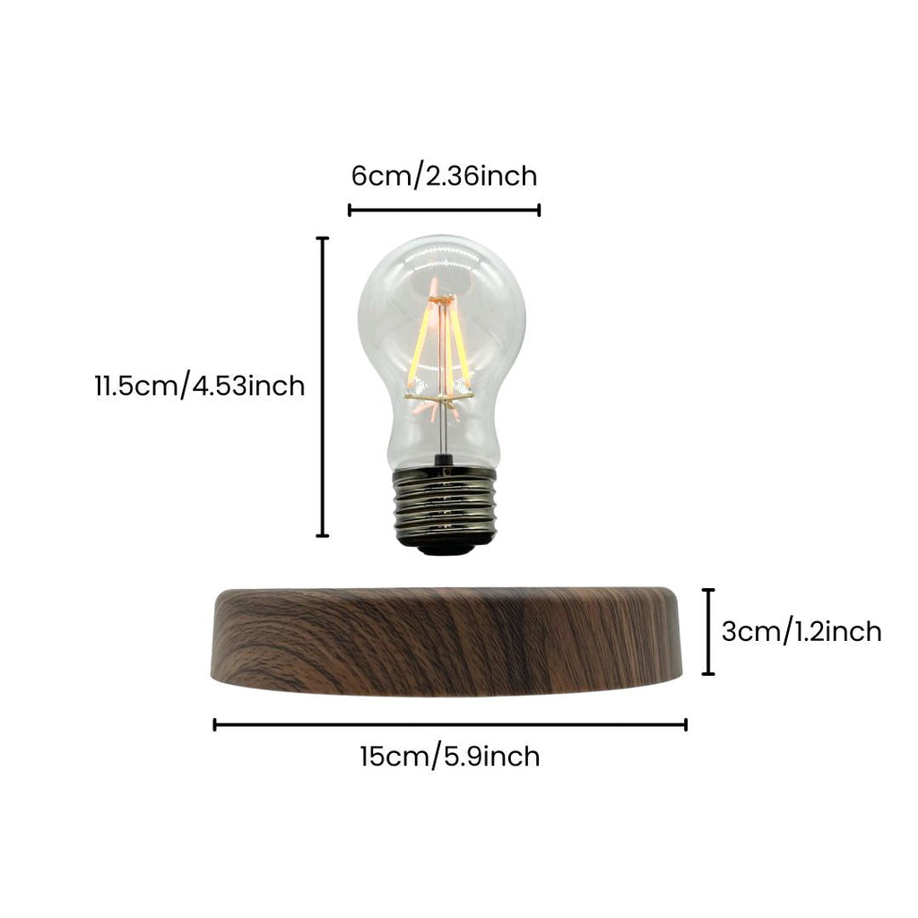 Magic Levitating Lamp: Retro Bulb