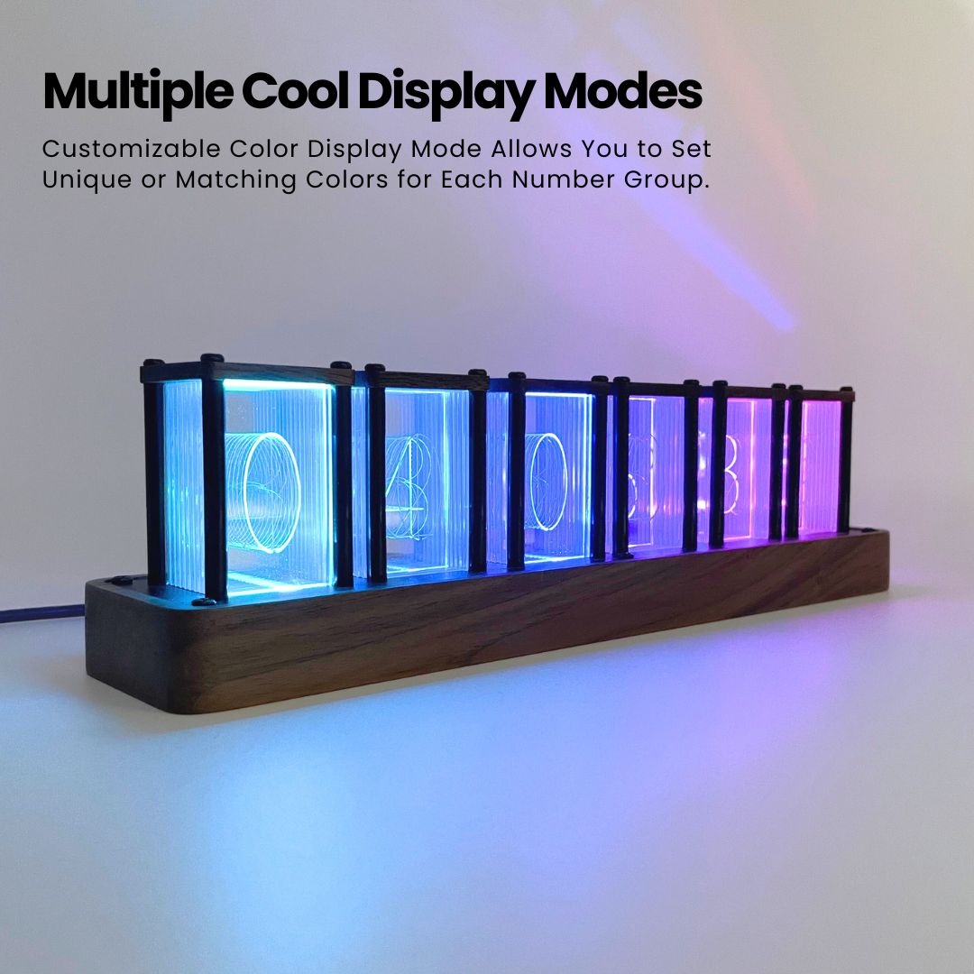 Nixie Tube Clock: Retro