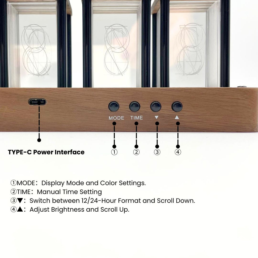 Nixie Tube Clock: Retro